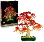 LEGO Botanicals Japanischer Roter Ahorn - Bonsai-Baum - Kunstpflanzen Set mit roten