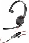 Blackwire 5210 Monaural USB-C - Headset +3.5mm Plug +USB-C/A - Adapter