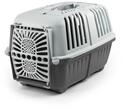 lionto Hundetransportbox aus robustem recyceltem Kunststoff, 55x36x36 cm,
