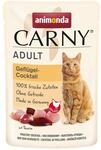 animonda Carny Katzenfutter nass Gefl&uuml;gel-Cocktail, 12 Portionsbeutel (12 x 85g),