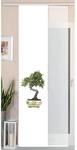 Gardinenbox 2er Set Schiebegardine Fl&auml;chenvorhang Wildseide Optik und Voile Paneel,