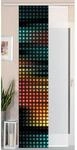Gardinenbox 2er Set Schiebegardine Fl&auml;chenvorhang Wildseide Optik und Voile Paneel,