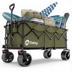 Sekey XXXL Bollerwagen Faltbar 300L 200KG Belastbar, verl&auml;ngerter Faltbollerwagen