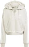 adidas Damen Essentials 3-Stripes French Terry Quarter-Zip Hoodie Sweatshirt,...