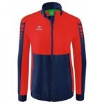 Erima Damen Six Wings Pr&auml;sentationsjacke (1012216), New Navy/rot, 38