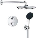 GROHE Precision 250, Unterputz Duschsystem (25cm Regendusche mit Thermostat,