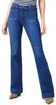 Wrangler Damen Flare Jeans, Dark Wash, 25W / 32L EU