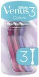 Gillette Venus 3 Basis Einwegrasierer Damen, 3 Damenrasierer mit Komfortklingen