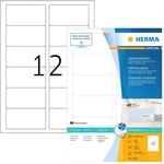 HERMA 10776 Adressetiketten f&uuml;r Inkjet Drucker, 80 Blatt, 88,9 x 46,6 mm, 12...