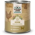 Wildes Land Nassfutter f&uuml;r Hunde, Huhn, 150 g