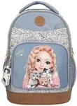 Depesche 13276 TOPModel - Schulrucksack in Hellblau und Creme, mit Model Motiv...