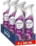 Febreze Lufterfrischer Amethyst Bl&uuml;tentraum, 6x185 ml | 2-in-1 Geruchsbek&auml;mpfung