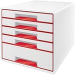 Leitz CUBE Schubladenbox mit 5 Schubladen, Hochwertiger