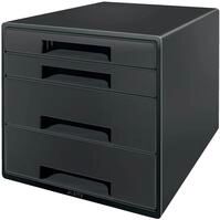 Leitz Schubladenbox A4, 4 Schubladen, 100 Prozent recyclebar, Blauer Engel,...