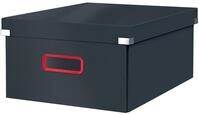 Leitz Click & Store Gro&szlig;e Aufbewahrungsbox, Faltbare A3-Aktenbox mit Deckel,