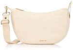Mandarina Duck Mellow Leder Hobo, Damen, Mandel, Small