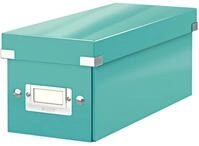 Leitz Click & Store WOW schmale Aufbewahrungsbox mit Deckel, Box zur CD...