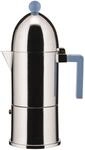 Alessi La Cupola 9095/6AZFM &ndash; Espressokocher aus Aluminiumguss, Griff und Knopf aus