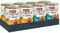 animonda Carny Drink Katzensnack Drink Mix (8 x 140ml), Katzensuppe, Katzensnack ohne