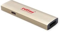 ROLINE Gold Adapter USB Typ C - HDMI, BU/BU, PD (60W)