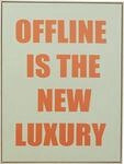 Kare Design Wandbild New Luxury, Gr&uuml;n/Orange, Rechteckig, Gerahmt, Kunstdruck,