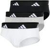 adidas Herren Brief (3 Pack) - Active Flex Cotton - Slip - Bequeme Unterw&auml;sche