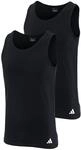 Adidas Herren Adidas Herren Unterw&auml;sche Tank Top (2pk) - Active Flex Cotton