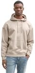 Tom Tailor Denim Herren Relaxed Hoodie Sweatshirt mit Logo-Print