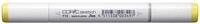 COPIC Sketch Marker Typ Y - 13, Lemon Yellow, professioneller Pinselmarker, mit einer