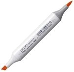 COPIC Sketch Marker Typ YR - 07, Cadmium Orange, professioneller Pinselmarker, mit