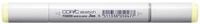 COPIC Sketch Marker Typ YG - 0000, Lily White, professioneller Pinselmarker, mit