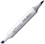 COPIC Sketch Marker Typ BV - 08, Blue Violet, professioneller Pinselmarker, mit einer