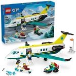 LEGO City Notfallrettungsflugzeug &ndash; Set mit Flieger, Schneemobil und 4