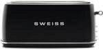 SWEISS Vintage Toaster GRV9, 2 Schlitze, 6 Br&auml;unungsstufen, Spezialbreite f&uuml;r