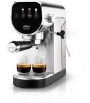 Ufesa Sienna Espresso Machines and Cappuccino Portafilter Machine with Milk Frother,