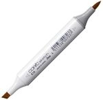 COPIC Sketch Marker Typ E - 19, Redwood, professioneller Pinselmarker, mit einer