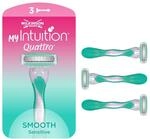 Wilkinson myIntuition Smooth Sensitive Quattro Einwegrasierer, Damenrasur,...