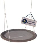 HUDORA Nestschaukel Lounge - H&ouml;henverstellbare Nestschaukel mit 90/110cm Durchmesser