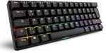 Sharkoon Skiller SGK50 S4 Gen2 PBT, schwarz, Gateron G-Pro Yellow, 60% DE-Layout