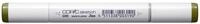 COPIC Sketch Marker Typ G - 99, Olive, professioneller Pinselmarker, mit einer