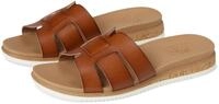 Skechers Desert KISS Low Peak Look, Damen Schiebe-Sandalen, Chestnut,