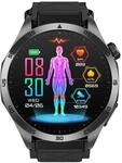 Knauermann PRO 3 Fan Edition rund (2025) Schwarz, Gesundheitsuhr Smartwatch mit