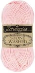 Scheepjes Stone Washed Garn, 50 g, 820 Rosenquarz, Baumwolle/Acryl, 3 mm