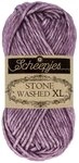 Scheepjes Stone Washed XL 50g &ndash; 851 Deep Amethyst, Baumwoll-Acryl-Mix