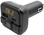 Hama FM Transmitter mit Bluetooth (Bluetooth Adapter Auto zur Funk&uuml;bertragung ans