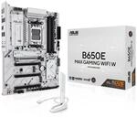 ASUS B650E MAX Gaming WiFi W Mainboard Sockel AMD AM5 (Ryzen 9000, DDR5 Speicher,