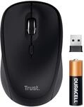 Trust Yuki Leise Funkmaus Bluetooth + 2.4GHz, Kompakte Kabellose Maus | mit Batterie,