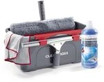 CLEANmaxx Fensterreiniger Set | 7-TLG. Fensterputzer Set f&uuml;r Oberfl&auml;chen in Haus &