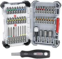 Bosch 45x Extra Hard Schrauberbit-Set, 44+1‑tlg. (168 x 110,5 mm, Professional