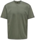 ONLY & SONS Male T-Shirt Locker geschnitten Rundhals T-Shirt